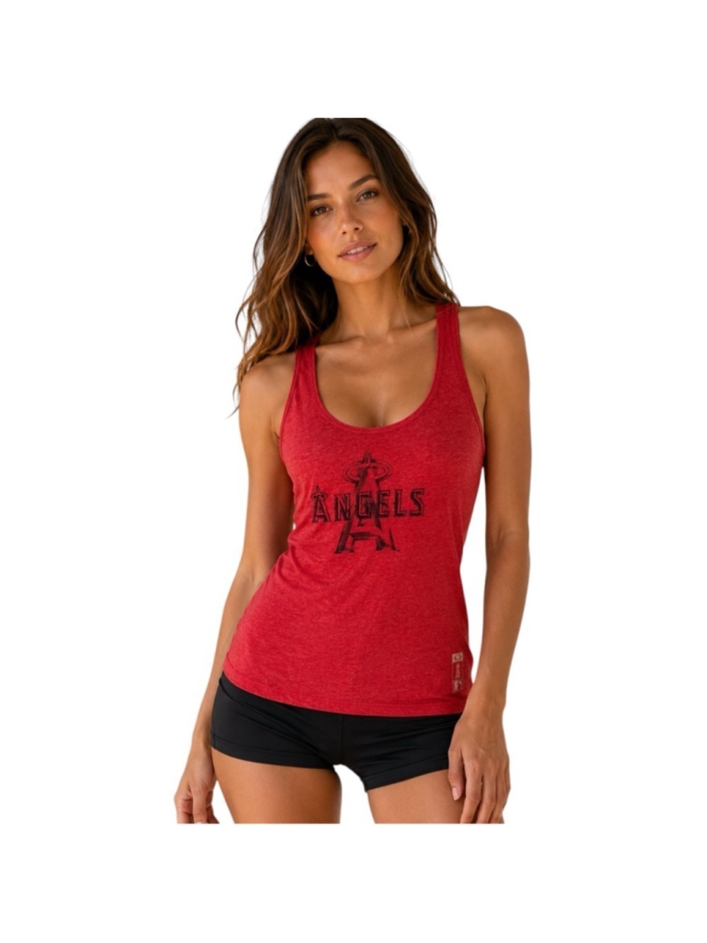 Oakley Los Angeles Angels MLB Racerback Tank Top Red Medium
